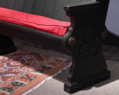 Farmhouse Bench and Custom Cushion