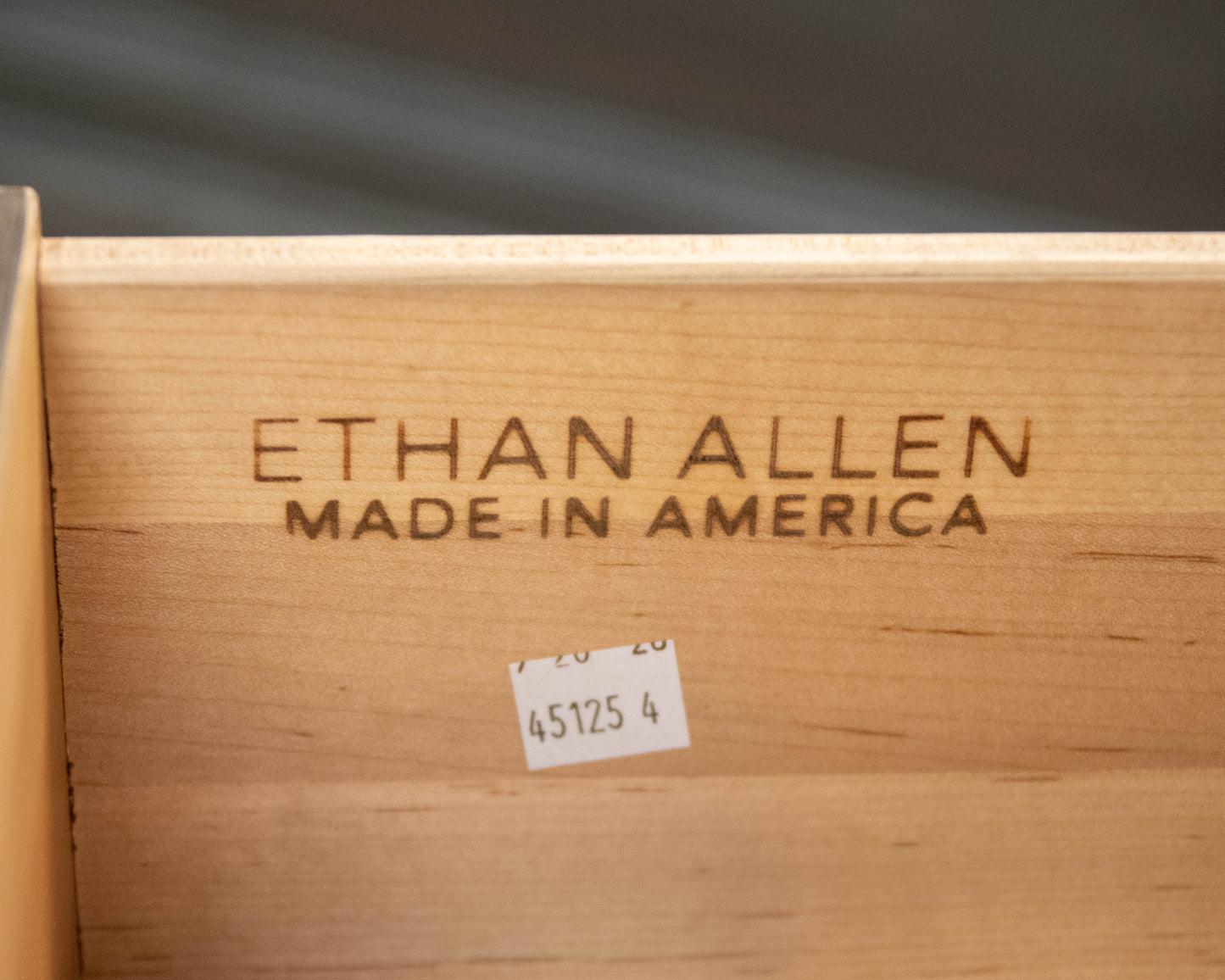 Pair of Ethan Allen New Country Three Drawer Nightstands