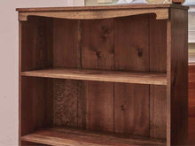 Dark Stained 3 Shelf Bookcase