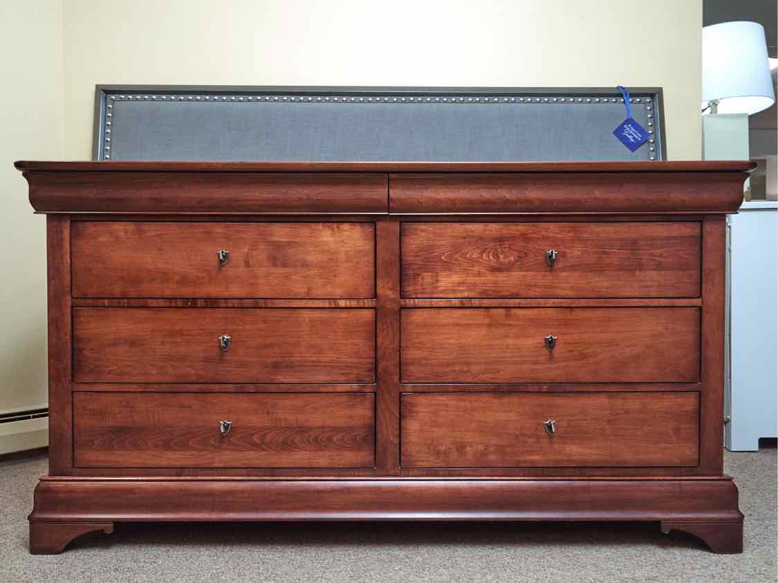 Nichols & Stone Cherry Louis Phillip Style 8 Drawer  Dresser