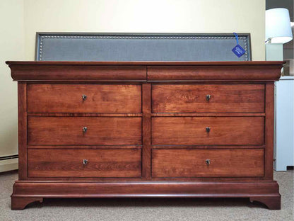 Nichols & Stone Cherry Louis Phillip Style 8 Drawer  Dresser