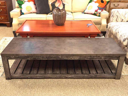 Ethan Allen 'Gannett' Rustic Cocktail Table
