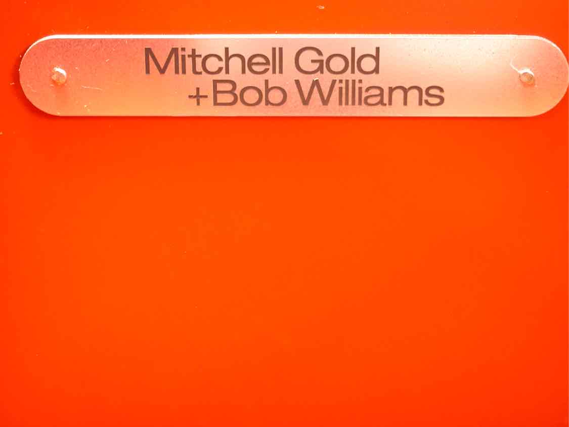 Mitchell Gold + Bob Williams Navy Wrapped Raffia Media Console