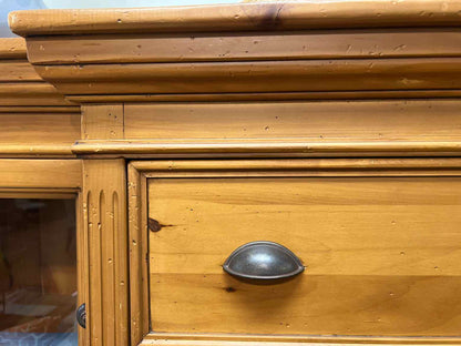 Pine Chest w/ Bookend Cabinets