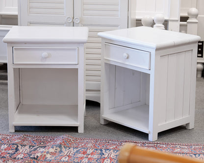 Pair of White Nightstands