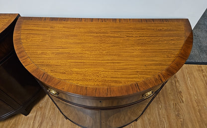 Drexel Inlaid Demilune w/ Key