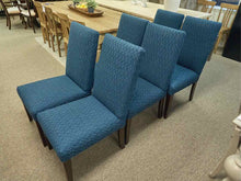 Set of Six Parson Chairs in Blue