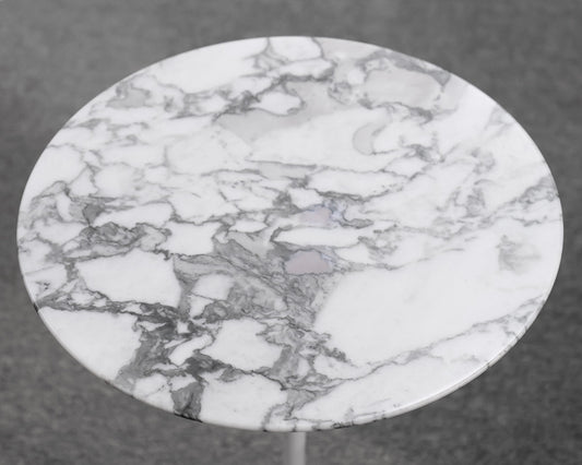 Knoll Tulip Accent Table With Marble Top