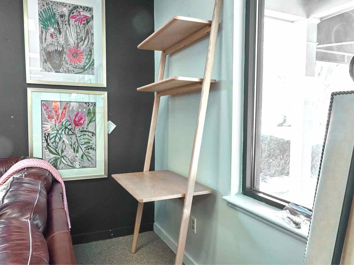 Design within Reach Folk Ladder Desk in Natural Ash