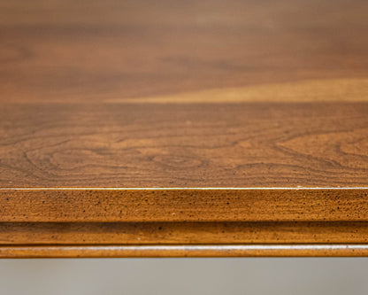 Walnut Six Tier Etagere On Turned Spindle Columns