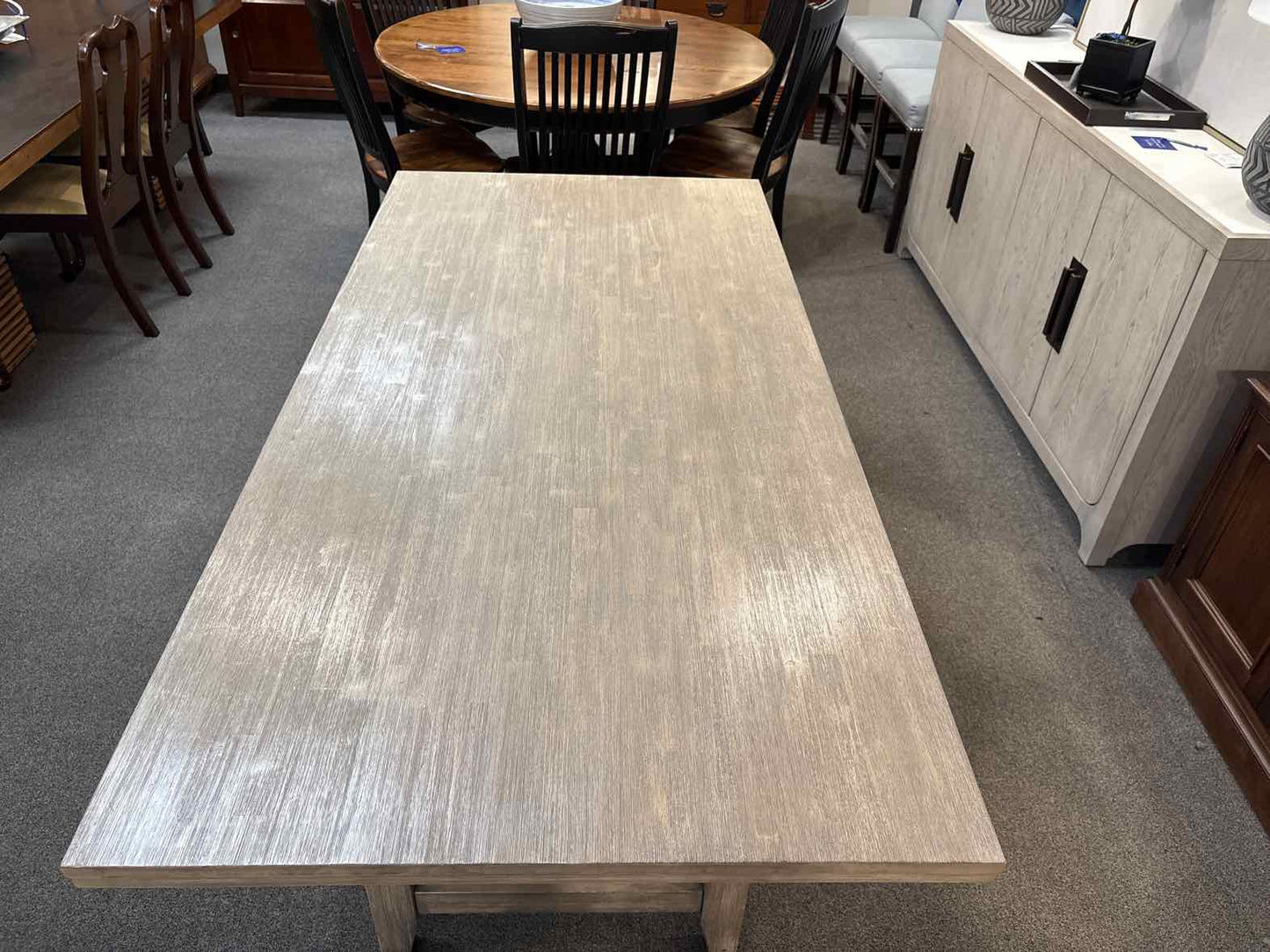 Crescent Furniture Grey Farmhouse Dining Table