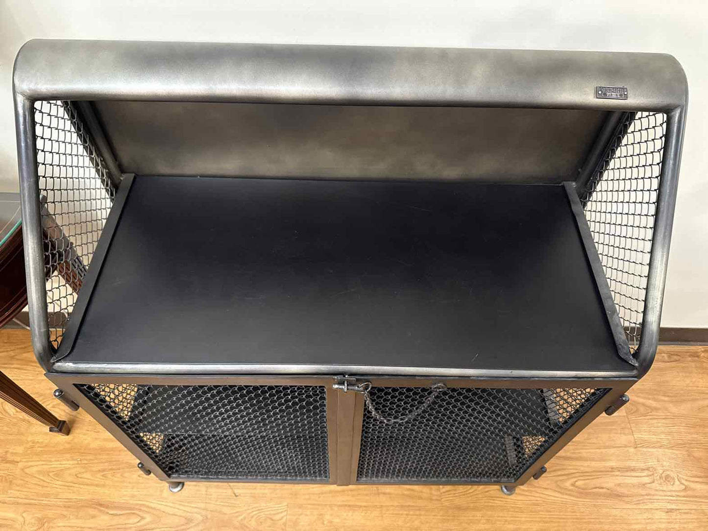 RH 'French Factory-Style Bar Cart