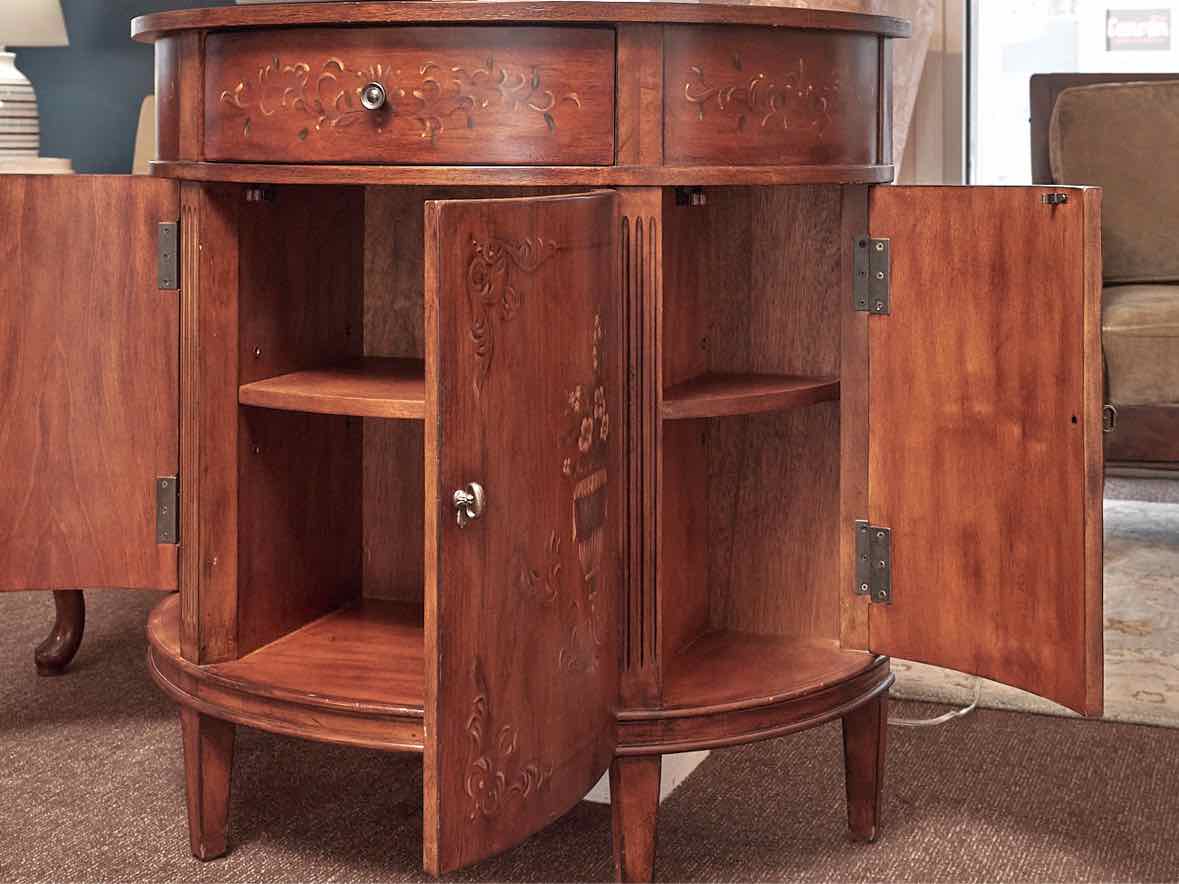 Ethan Allen Demi-Lune Accent Chest