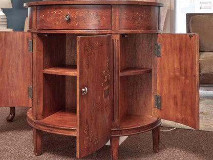 Ethan Allen Demi-Lune Accent Chest