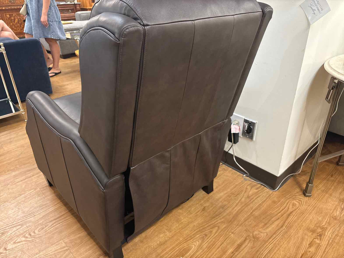 Bernhardt 'Isaac' Leather Power Recliner