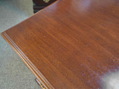 Mahogany 4 Drawer Chest with Brass Chippendale Hardware Pulls