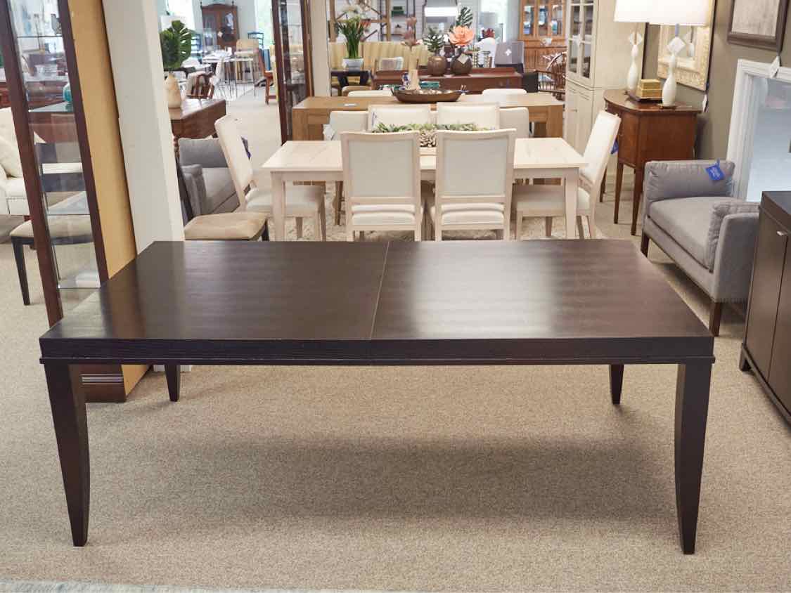 Crate & Barrel Ebony Finish Dining Table