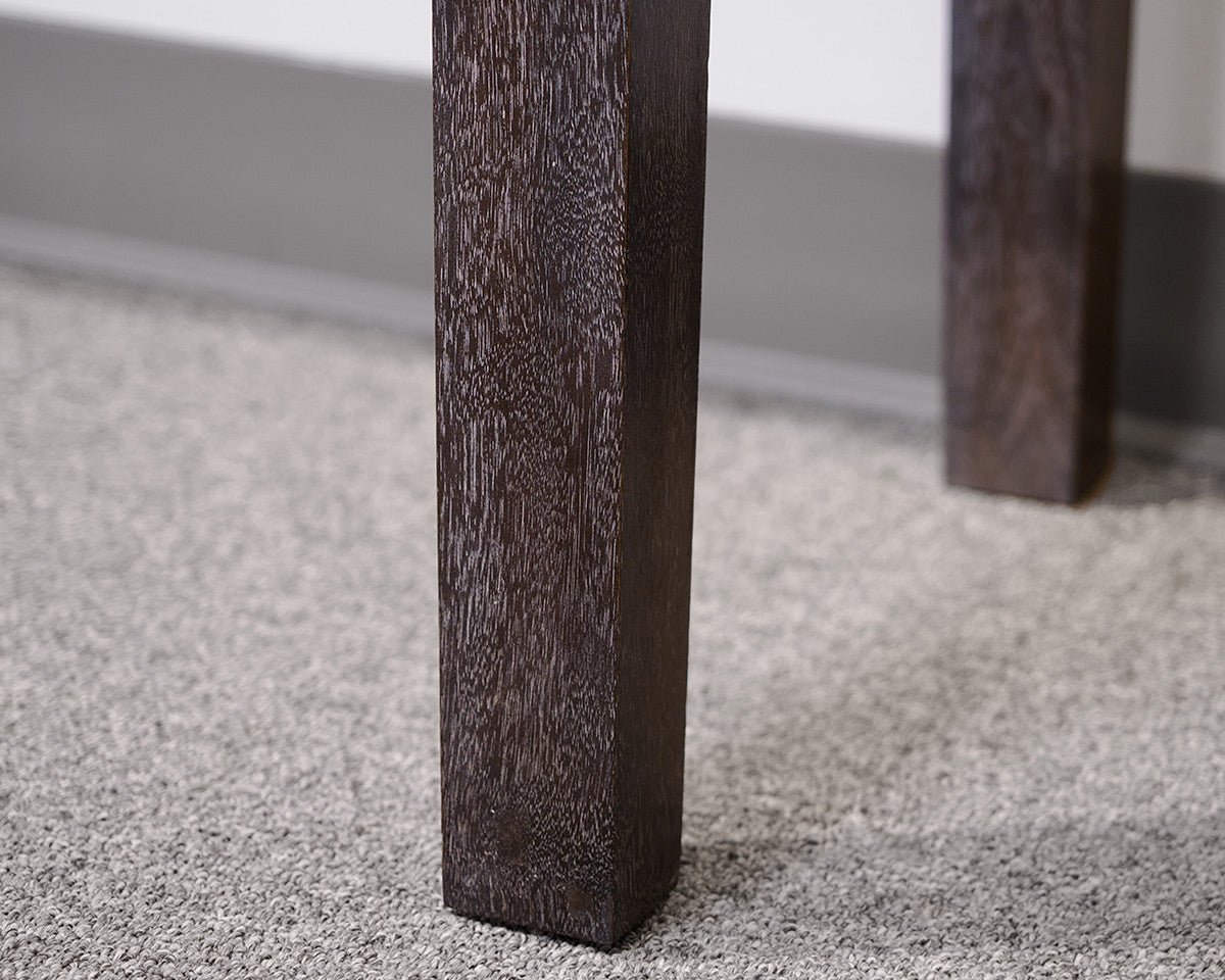 Black and Gray Wooden Console Table