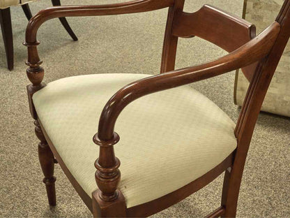 Nichols & Stone Cherry Dining Table & Set of 8 Chairs