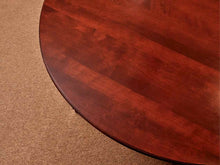 Nichols & Stone Mahogany Oval Dining Table with 6 Sheild Back Side Chairs