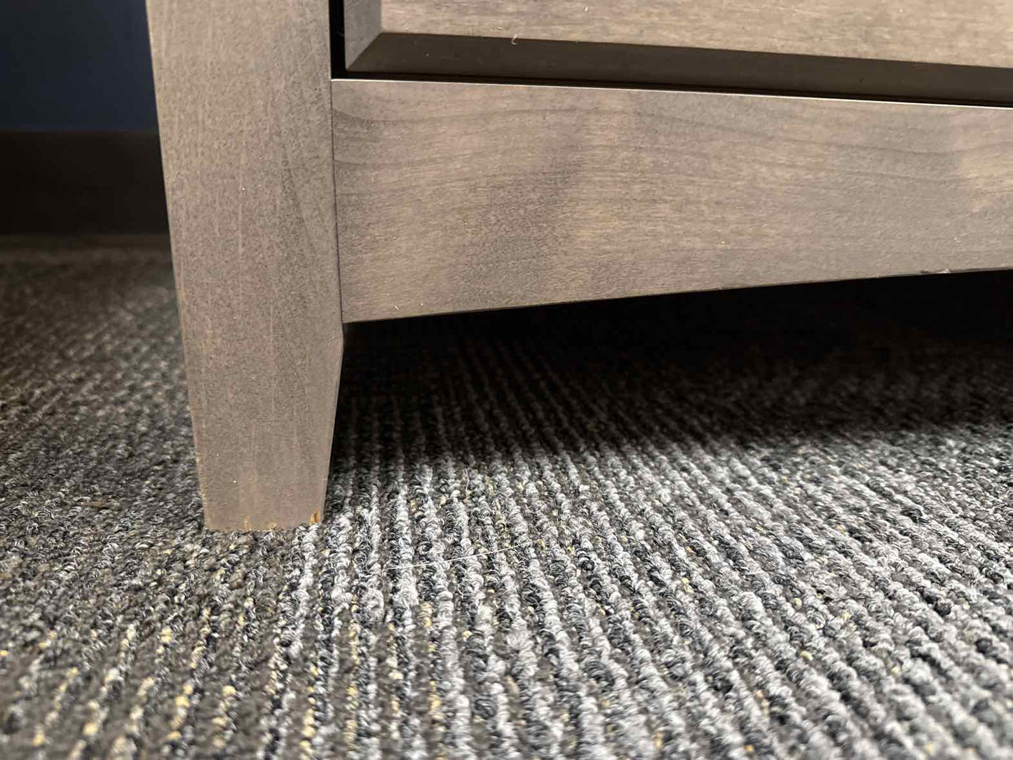 Three Drawer Two Shelf Washed Grey Armoire