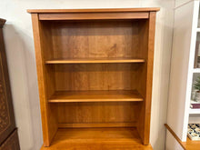 Spectra Wood Cherry Shaker-Style Bookcase with 2 File Cabinets