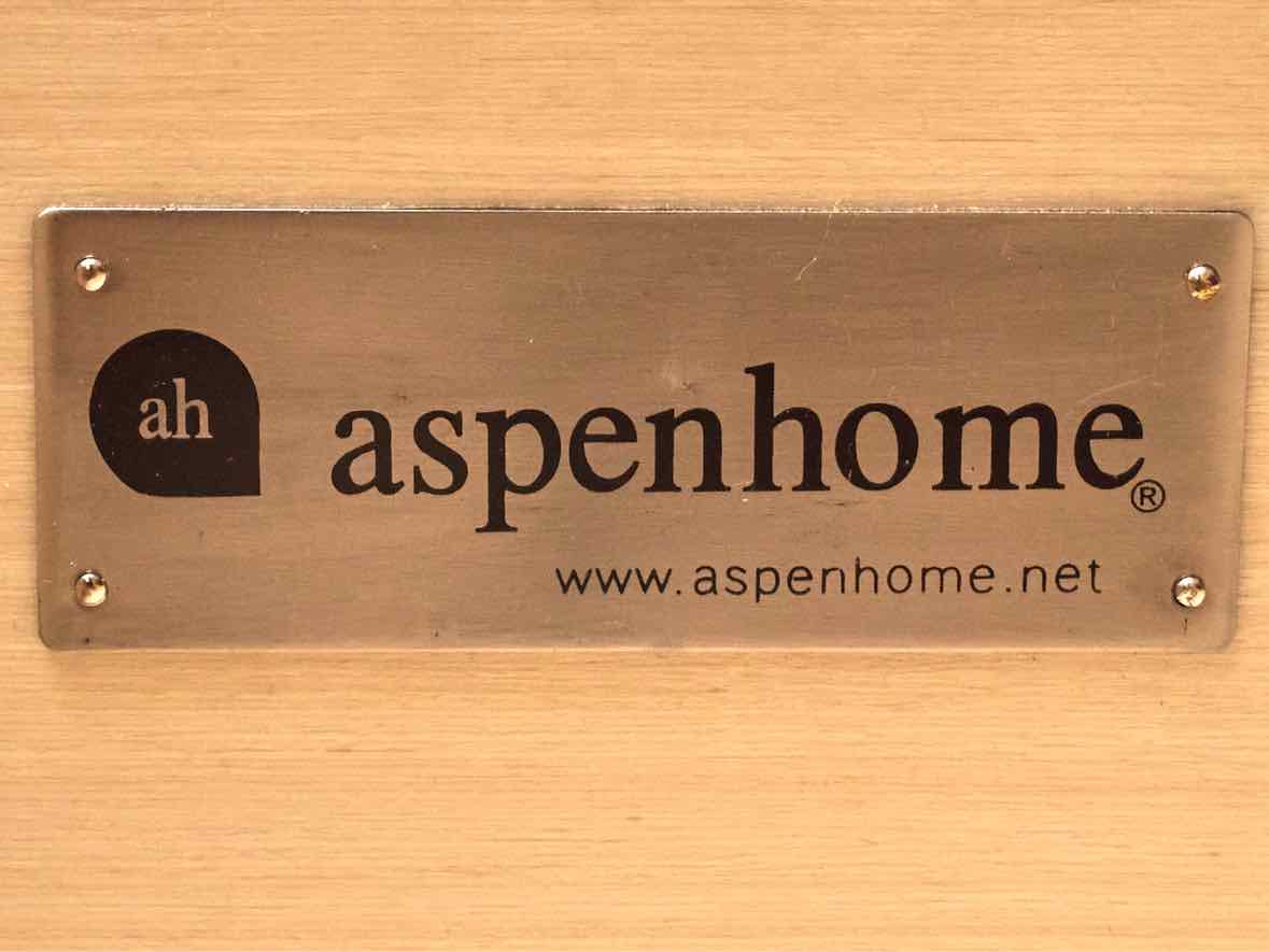 Aspen Home'Turner' Cherry Finish  2 Drawer Storage Sleigh  King Bed