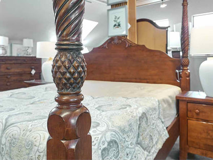 Ethan Allen British Classics Cherry Stain  King Bed