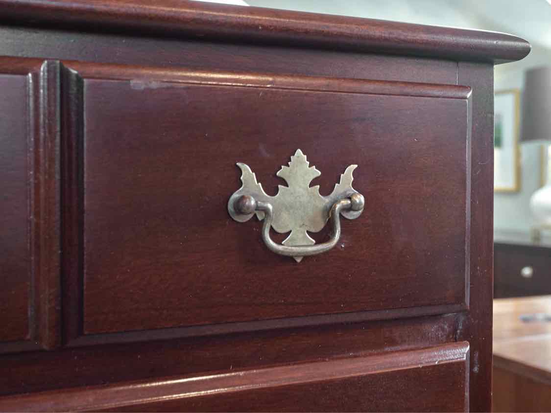 Hungerford Furniture Mahogany 5 Drawer Chest on Chest