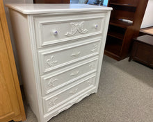 Disney Enchanted Princess Ivory 4 Drawer Chest with Bow Accents