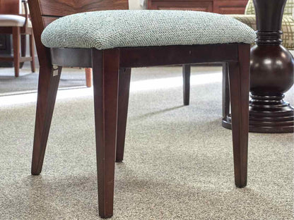 Set of 6 Giorgio Collection Art Deco Dining Chairs with Sunbrella Fabric Seats