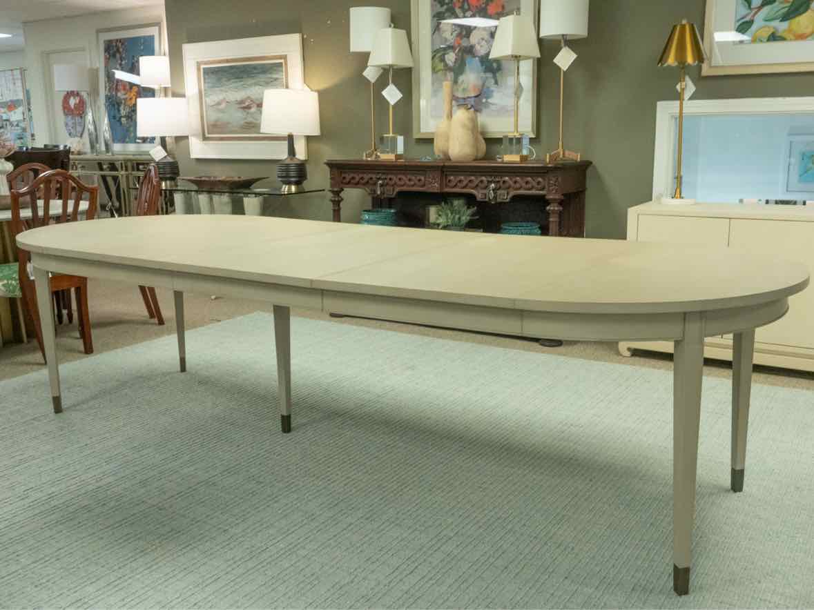 Jonathan Charles 'Synodic Swedish' Oval Dining Table