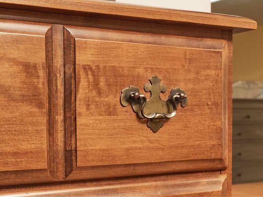 Cherry 3 Over 2 Drawer Chest