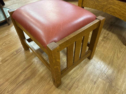 Stickley Bow Arm 'Morris' Chair + Ottoman