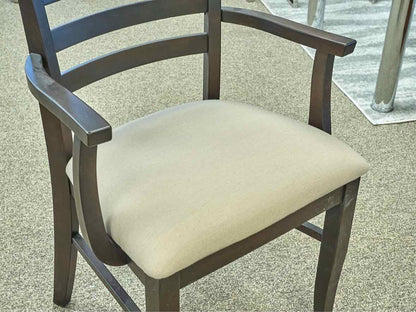 Gat Creek "French Regency" Maple Dining Table & Set of 6 'Burbank' Dining Chairs