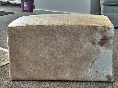 Restoration Hardware 'Cooper' Hair on Hide Ottoman