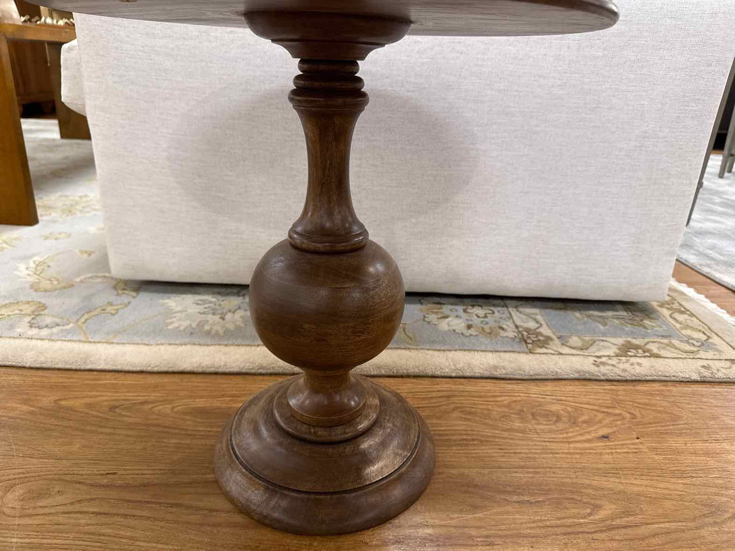 Ethan Allen 'Turner' Pedestal Accent Table