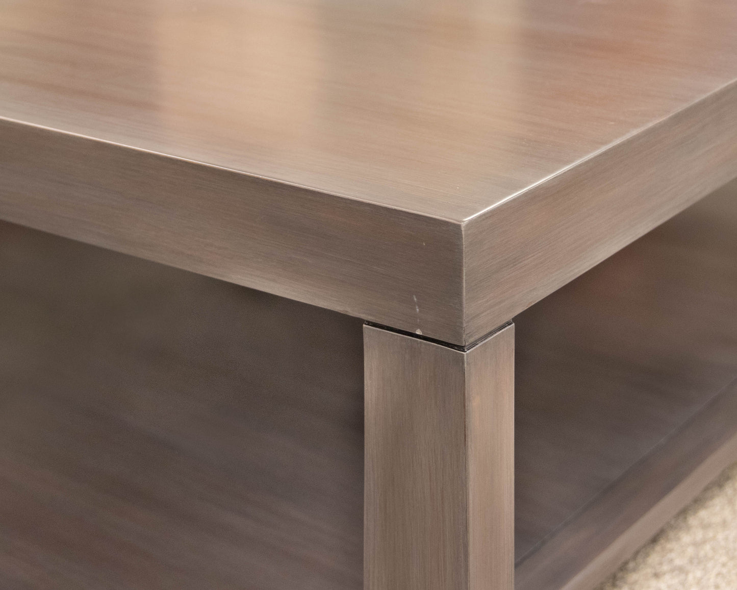 Old Biscayne Designs Square Cocktail Table in Graywash