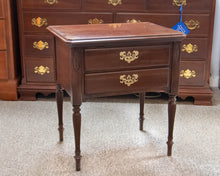 Pair of Ethan Allen 'Georgian Court' Cherry 2 Drawer Nightstands