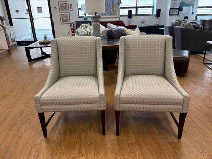 Pair of A. Rudin Slipper Chairs