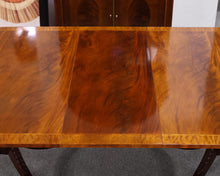 Baker Inlaid Dining Table With Two Leaves