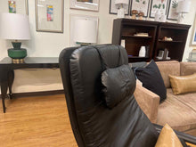 Black Leather Stressless Recliner