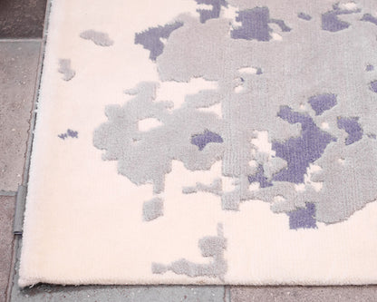 Serge LeSage Crazed Blue-toned Wave Rug