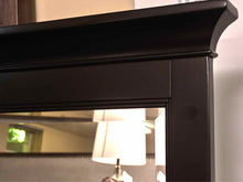 Magnussen Black Finish 7 Drawer Dresser with Matching Mirror