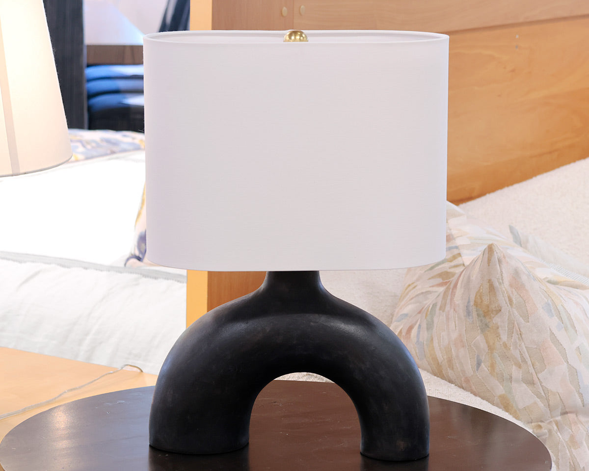 Black Ceramic Table Lamp