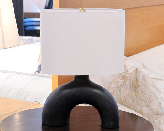 Black Ceramic Table Lamp