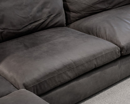 Arhaus "Kipton" Nubuck Leather Sectional