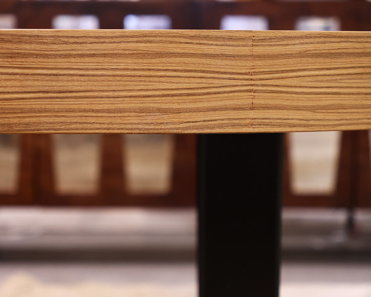 Antoine Proulx Contmporary Dining Table With Metal Legs