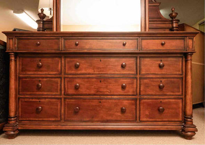 Thomasville 'Fredericksburg Collection'Mahogany Finish 12 Drawer Dresser