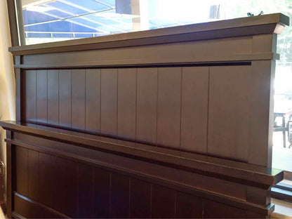 Boston Interiors Black Plank King Bed